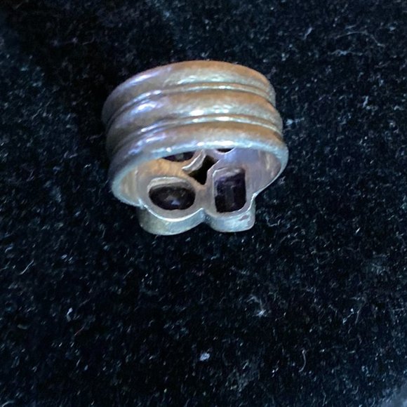 Vintage Amethyst Silver Ring Size 7 - Picture 2 of 2